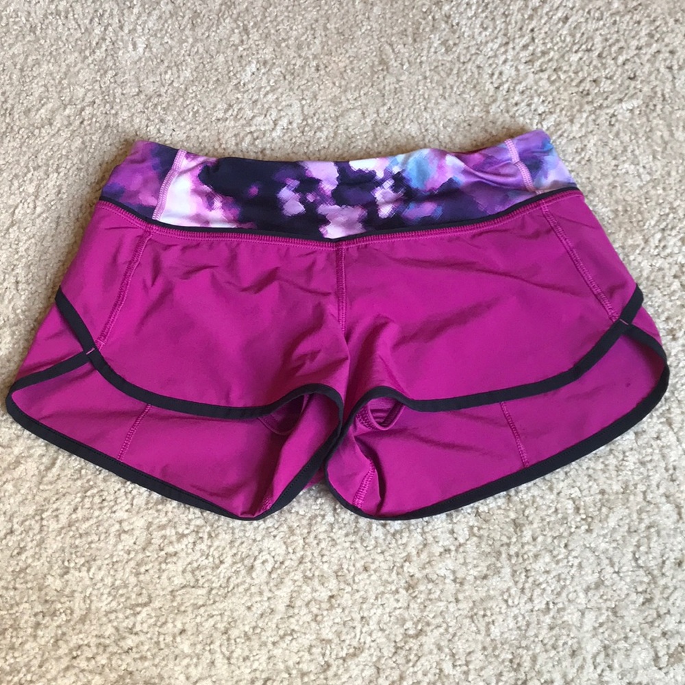 Lululemon speed shorts.